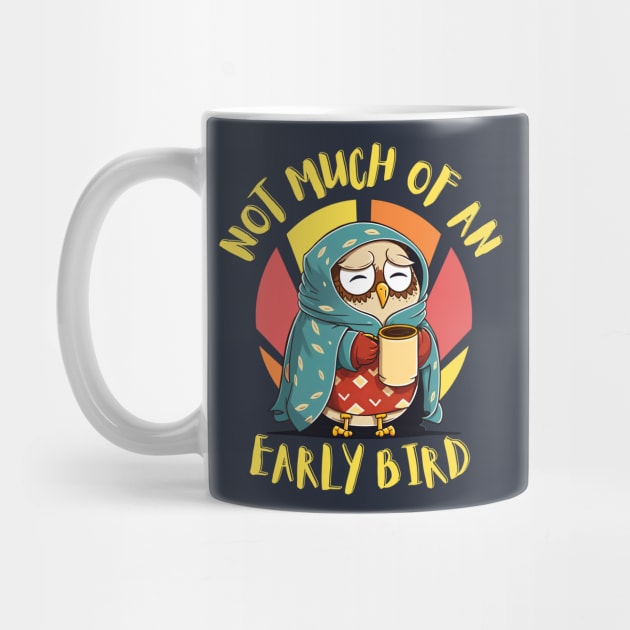 Not Much of an Early Bird: Sleepy Owl Coffee Lover by GiveMeThatPencil